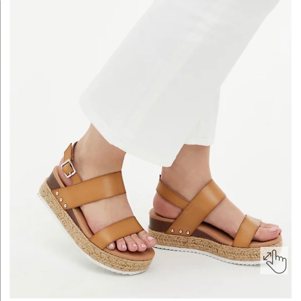 Torrid size 9.5ww Espadrille Platform Wedge